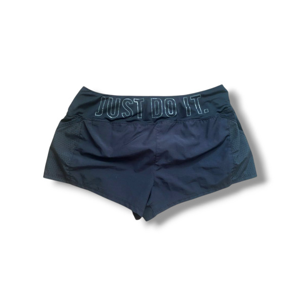 Nike Medium Low Rise 2.5 Dri-Fit Athletic Running Shorts Black - Picture 1 of 3